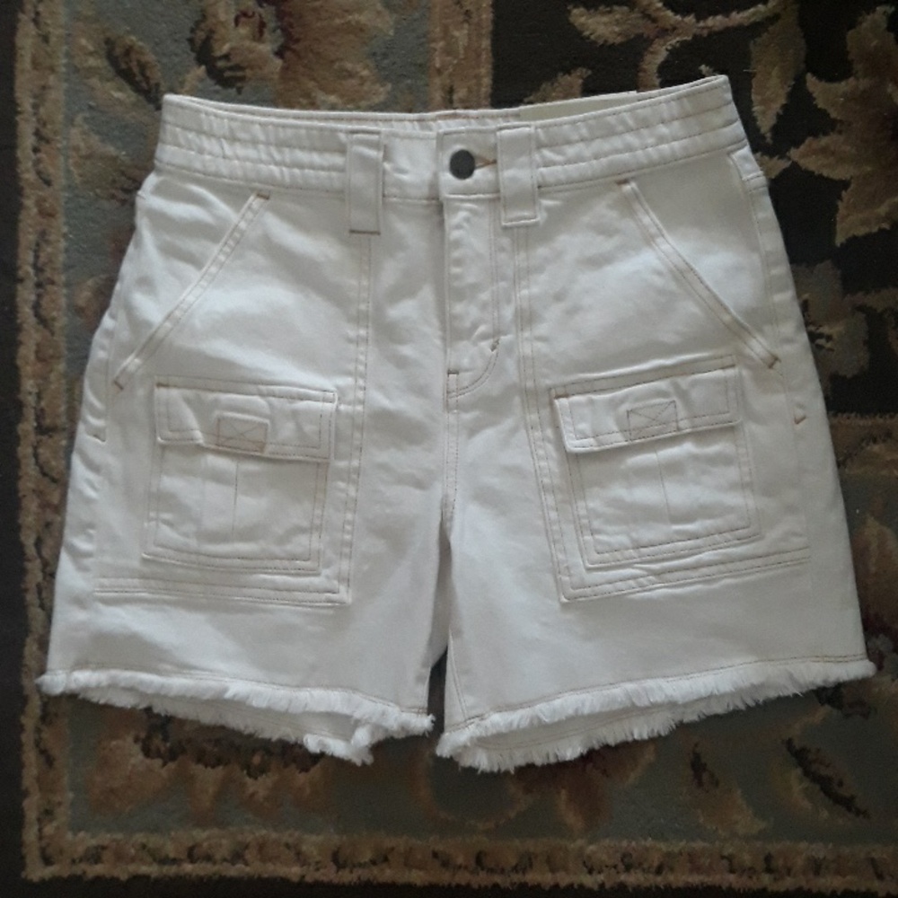 A.n.a white jean shorts - Picture 2 of 16